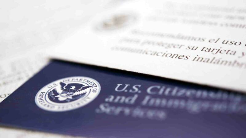 US immigration form for E2 visa