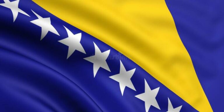 Bosnia and Herzegovina treaty country flag