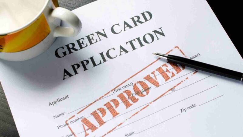 Green card application approved