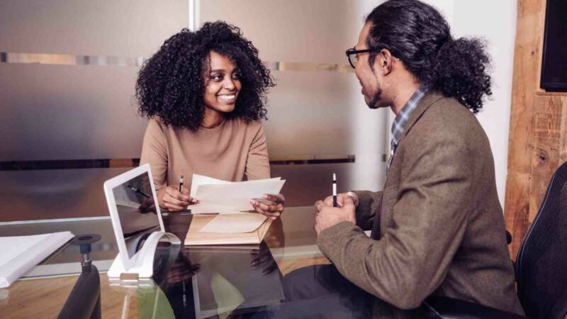 A consular interview between a USCIS officer with an investor